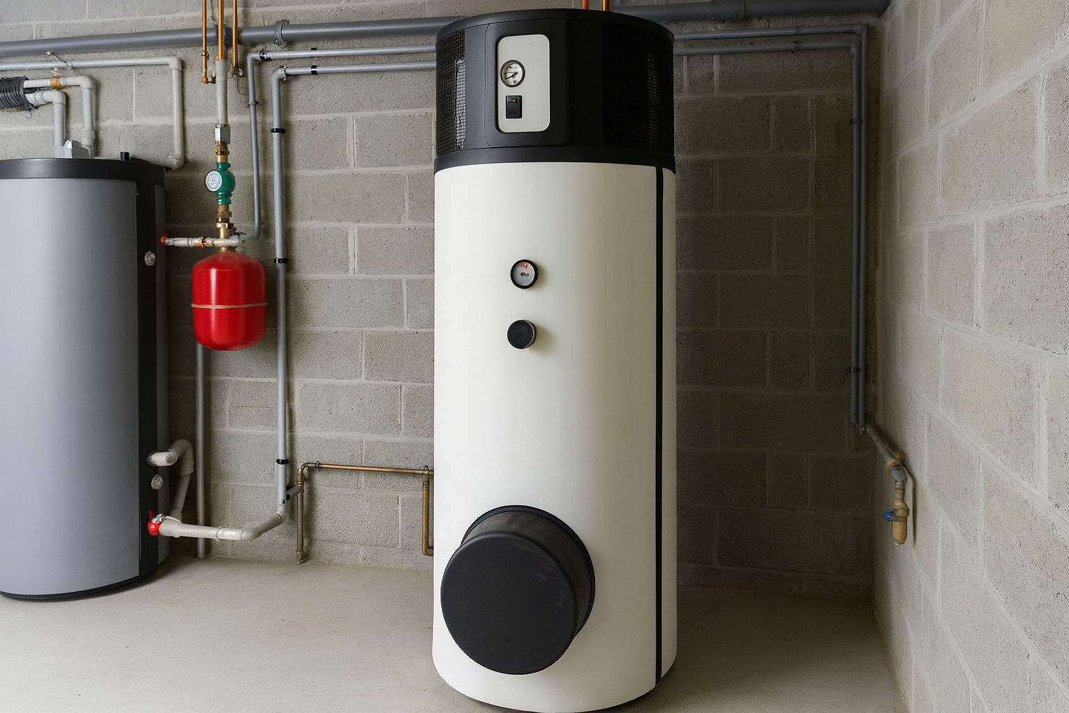 Chauffe-eau thermodynamique installé