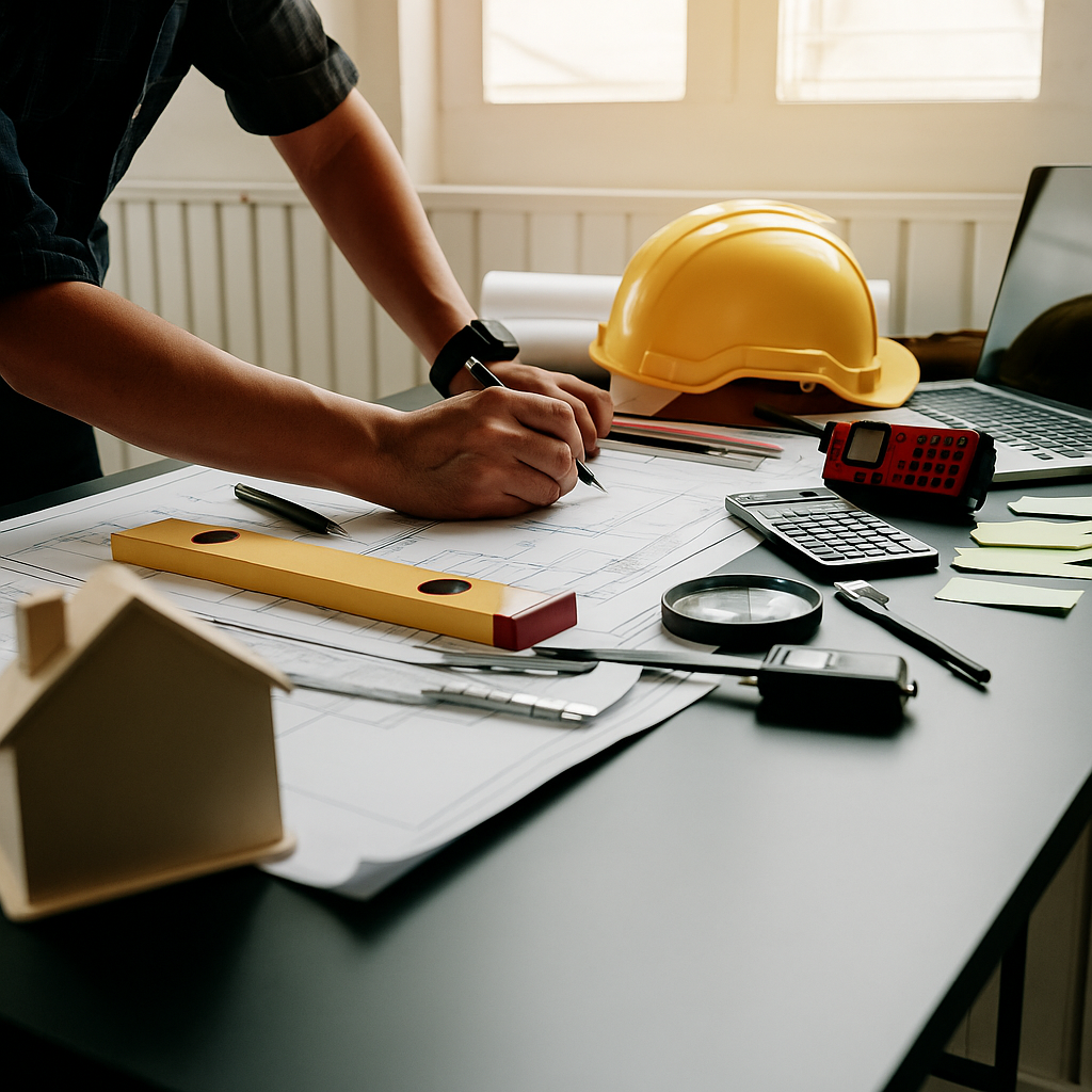 Réception de chantier, DOE et plans de récolement