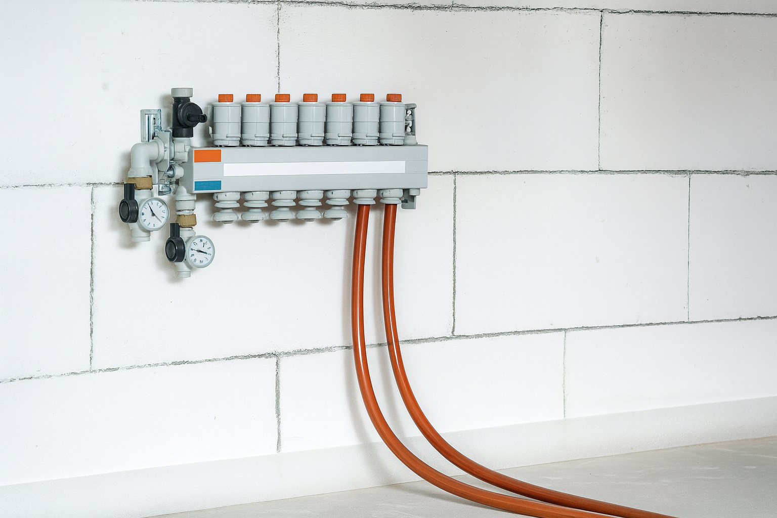 Réglage de plancher chauffant et régulation